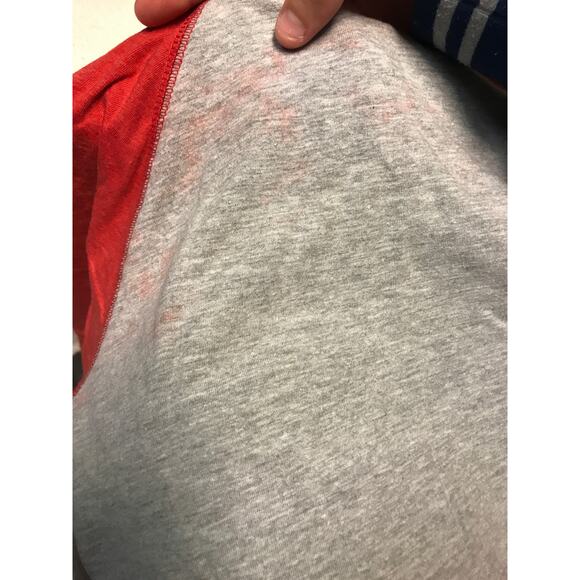 L.A.T Merry Christmas Tree Pickup Raglan Tee T-shirt top train Youth Small - Picture 4 of 5